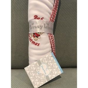 COPY - Kissy Kissy Baby Swaddle Blanket Pima Cotton Holiday Baby’s First Christ…